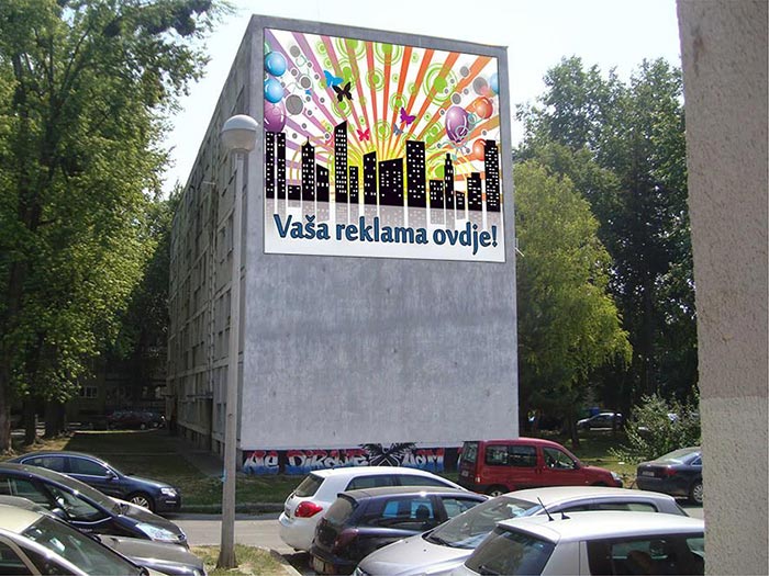 WALLSCAPE, 8m x 8m - 64 m<sup>2</sup> <br> Vijenac Paje KOlarića, Osijek